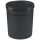 Papierkorb GRIP mit Rand, 18 l, schwarz, 2 Griffmulden, extra stabil