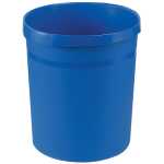 Papierkorb GRIP mit Rand, 18 l, blau, 2 Griffmulden,...