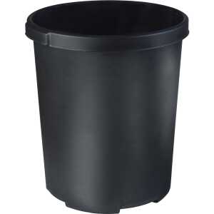 HAN Großpapierkorb KLASSIK XXL - 50 Liter, rund, extra stabil, schwarz