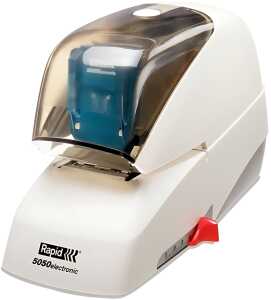 Rapid Elektrisches Flachheftgerät 5050e 50Blatt weiß/grau