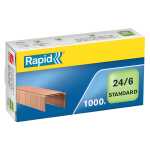 Rapid Heftklammern 24/6mm Standard verkupfert 1000 Stück