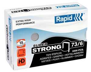 Rapid Heftklammer 73/6 G galvanis. Super Strong a vern