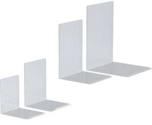 Maul Acryl Buchstütze - 120 x 170 x 120 mm, glasklar, 2er Pack