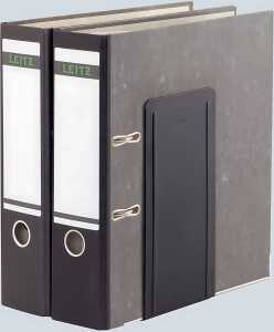 Maul Buchstütze Registraturstützen metall 120 x 240 x 140mm schw 2 Stk