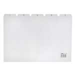 HAN Karteiregister A-Z, PP, A4 quer , grau, 25-teilig...