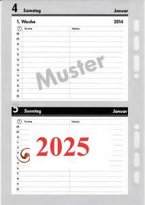 2026 Ersatzkalendarium A5 1T 1S BSB 02-0049