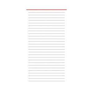 Ersatzeinlage A7 Notizen liniert BSB 02-0073 50 Blatt