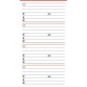 Ersatzeinlage A7 Adressen 50 Blatt BSB 02-0074 Telefon