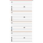 Ersatzeinlage A7 Adressen 50 Blatt BSB 02-0074 Telefon