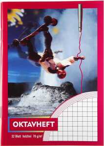 PVP Oktavheft A6 32 Blatt Lineatur 52 kariert