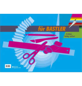 Bastelmappe Buntpapier sort. PENIG 3105 A3 18BL