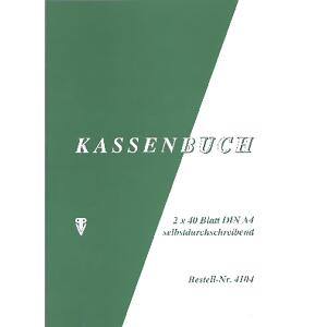 PVP Kassenbuch mit Durchschrift A4 - 2 x 40 Blatt