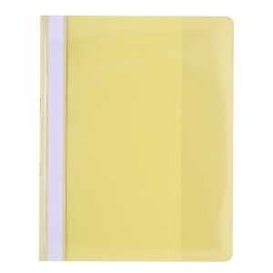 Sichthefter mit Innentasche gelb