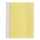 Sichthefter mit Innentasche gelb