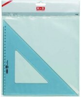 M+R Winkel 45° 20cm rauchtransparent Skala 13cm