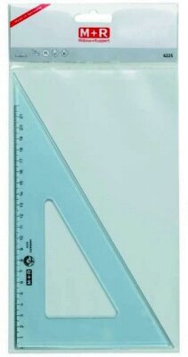 M+R Winkel 60° 29cm rauchtransparent Skala 22cm