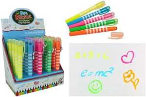 Cool School Wachsmalkreiden Highlighter Stift
