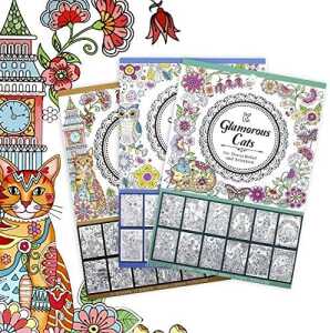 Ausmalbuch mit 12 Tiermotiven, 1 Stk