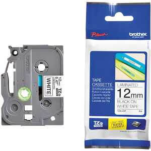 Brother TZe-231 Schriftbandkassette 12 mm x 8 m, schwarz auf weiß