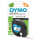 DYMO® Schriftbandkassette 12 mm x 4 m (B x L) weiß schwarz