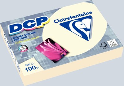 5 x Clairefontaine Laser- /Inkjetpapier DCP A4 210x297mm 100g/qm elfenbein VE...