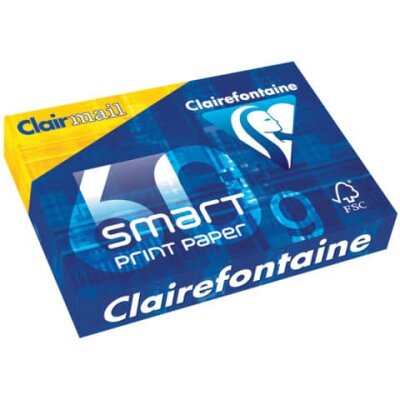 Clairefontaine Smart Print Paper - A4, 60 g/qm, weiß, 500 Blatt