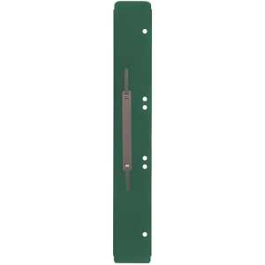 Q-Connect Heftstreifen aus Kunststoff, lang - grün, 25 Stück