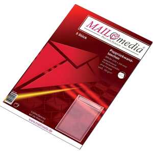 Papprückwandtaschen B4, ohne Fenster, 120 g/qm, weiß, 5 Stück