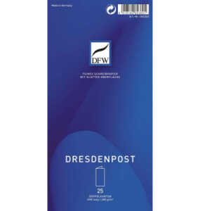 Briefkarte dopp. DL hoch 25ST DFW DRESDNER 800360 Dresden Post