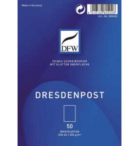 Briefkarte A6 DresdenPost 50ST DFW DRESDNER 800402