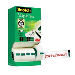 Scotch Klebeband Magic™ 810 - beschriftbar, 33mx19mm, 14 Rollen