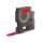 Dymo Schriftband D1 Kunststoff laminiert 7 mx12 mm Schwarz/Rot