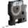 Dymo Schriftband D1 Kunststoff laminiert 7 mx9 mm Schwarz/Transparent
