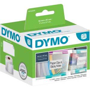 Dymo LabelWriter™ Etikettenrollen Vielzwecketikett 32x57 mm weiß