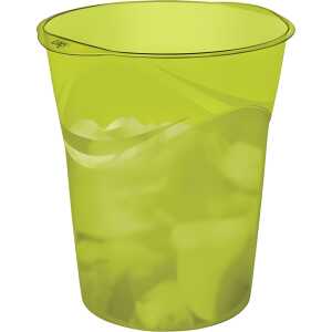 Cep Papierkorb Happy - bambusgrün, Ø min/max: 290/305 / 334 mm hoch