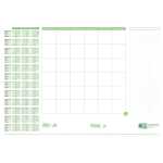 Ursus Green Schreibunterlage - 525 x 375 mm, Recycling-Papier 30 Blatt
