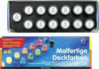 Malfertige Deckfarben 13er Sortimen