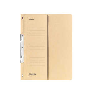 Einhakhefter A4 1/2 Vorderdeckel kfm. Heftung, chamois Manila 250 g/qm