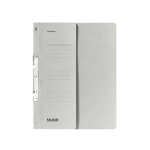 Einhakhefter A4 1/2 Vorderdeckel kfm. Heftung, grau,...