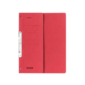 Einhakhefter A4 1/2 Vorderdeckel kfm. Helfung, rot, Manila, 250 g/qm