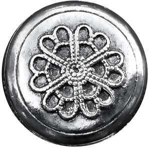 Rubinato Kalligraphie-Tintenglas 48 ml schwarz, Metall Ornament B, Ablage