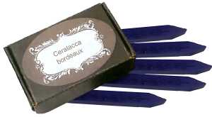 Standardgraph Siegellack 95 cm blau 10er Pack