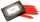 Standardgraph Siegellack 95 cm rot 10er Pack