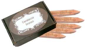 Standardgraph Siegellack 95 cm bronze 10er Pack