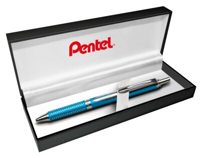 Pentel Set Liquid Gel-Tintenr. Geh. si-bl