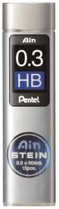 Pentel Feinmine AIN STEIN 15St Feinmine AIN STEIN 0,3mm/HB