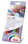 Pentel Bunststifte, wasservermalbar 12-Farben Set
