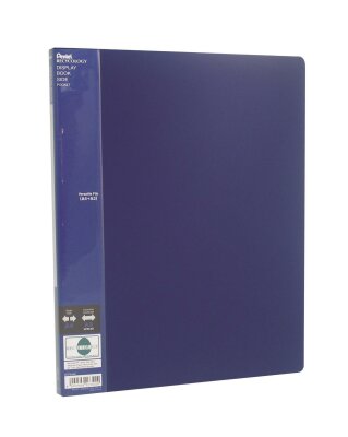 Pentel Praesentationsmap. Side 20 / A4-A3 bl Recycling-Material mind. 50%