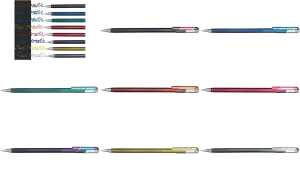 Pentel Gel-Tintenroller Glitzer Dual 0,5mm Dual Metallic vi+me.bl