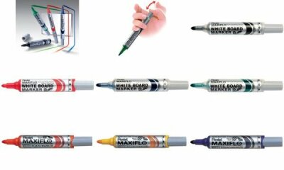 Pentel Whiteboardmarker Maxiflo 2,5mm vi